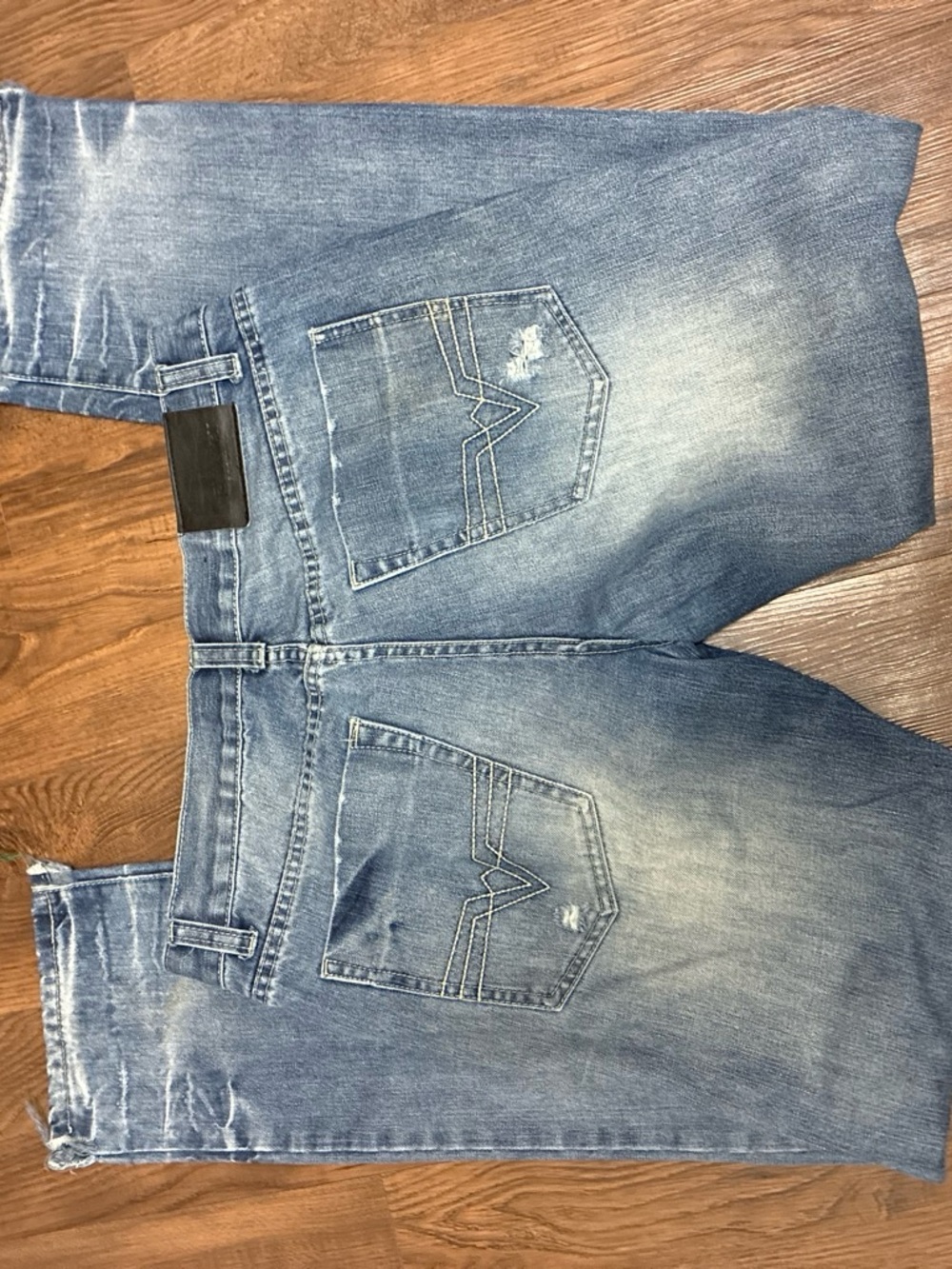 Y2K CJ black premium Faded distressed Grunge style Jeans w pocket design